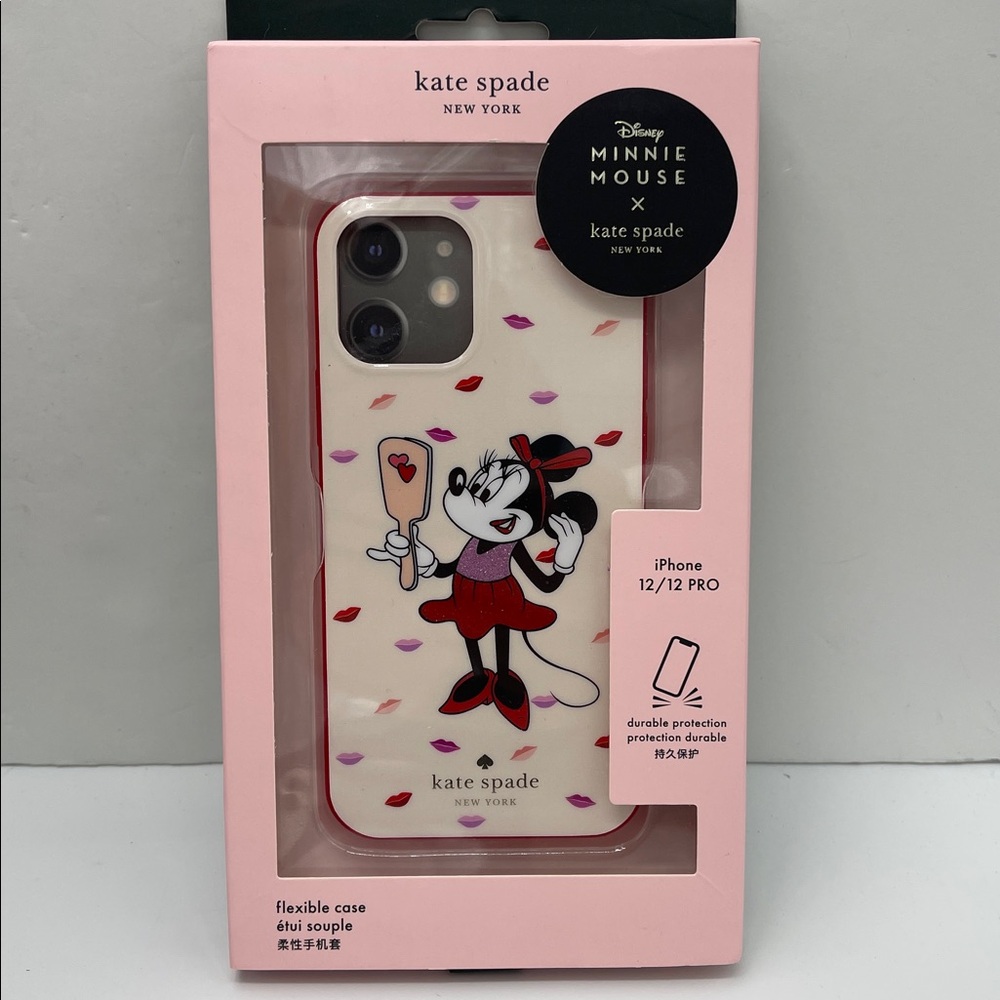 Kate Spade Minnie Mouse iPhone 12/12 Pro Case - Cream and Red - Picture 9 of 16